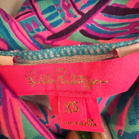 Lilly Pulitzer Pink and Blue Jumpsuit - Picture 5 of 6